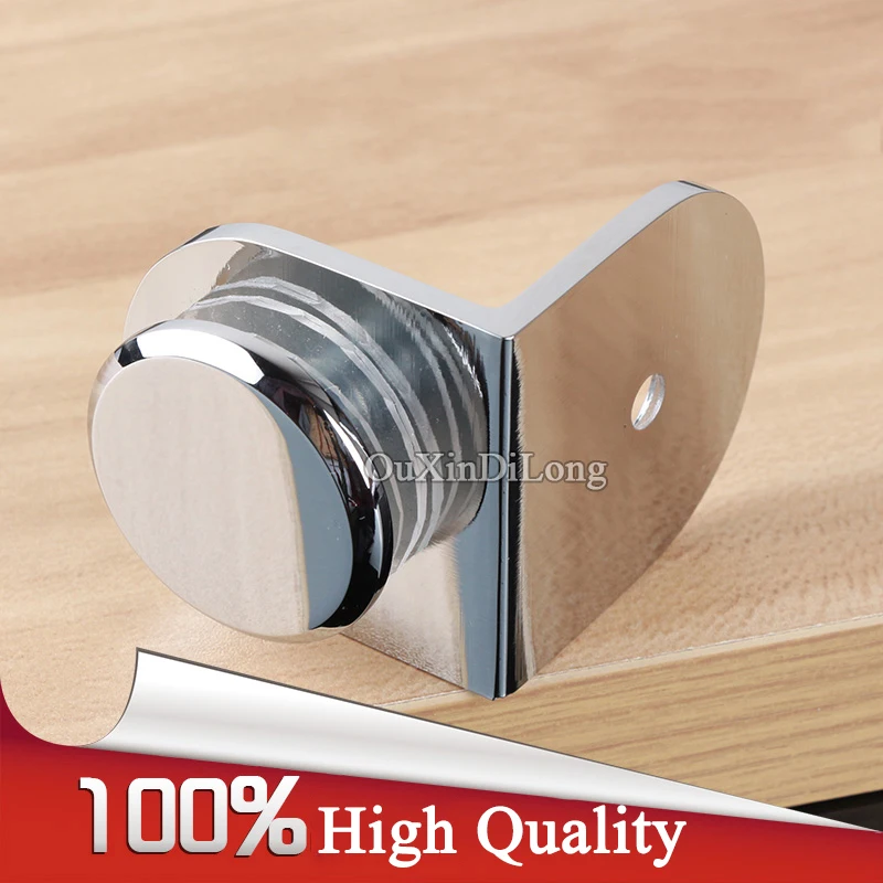 

Top Quality 3PCS Solid Brass Shower Glass Clamps Clips 90 Degree Wall to Glass to Fixed Holder Brackets Connectors for 6~12mm