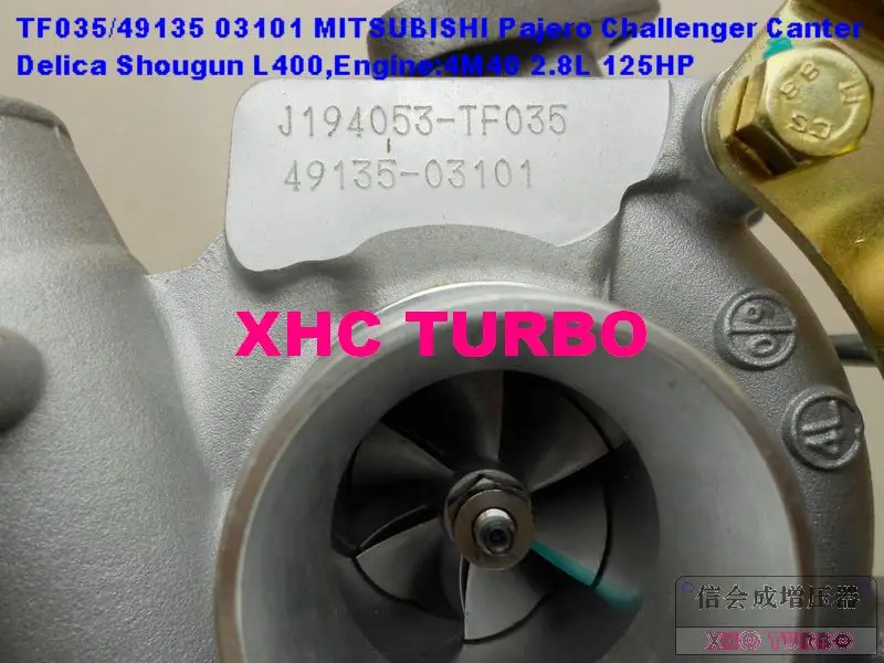 NEW TF035/49135-03101 Turbo Turbocharger for MITSUBISHI Canter,Challenger,Delica,L400,Pajero,Shogun,4M40,2.8L(water)