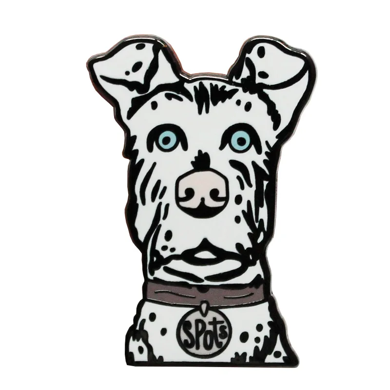 Isle of Dogs Wes Anderson SPOTS Hard Enamel Pin