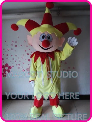 mascot  cute christmas clown mascot costume custom cartoon character cosplay fancy dress mascotte theme