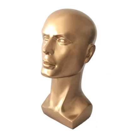 New Arrival Different Color Fiberglass Head Mannequin Head Model On Sale