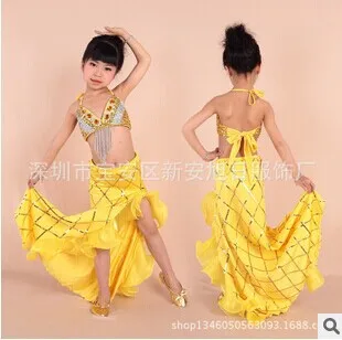 New Style Gypsy dancing Suit Outfits for Kids Children high quality bellly dance indian dance Set dress bellydance Wear