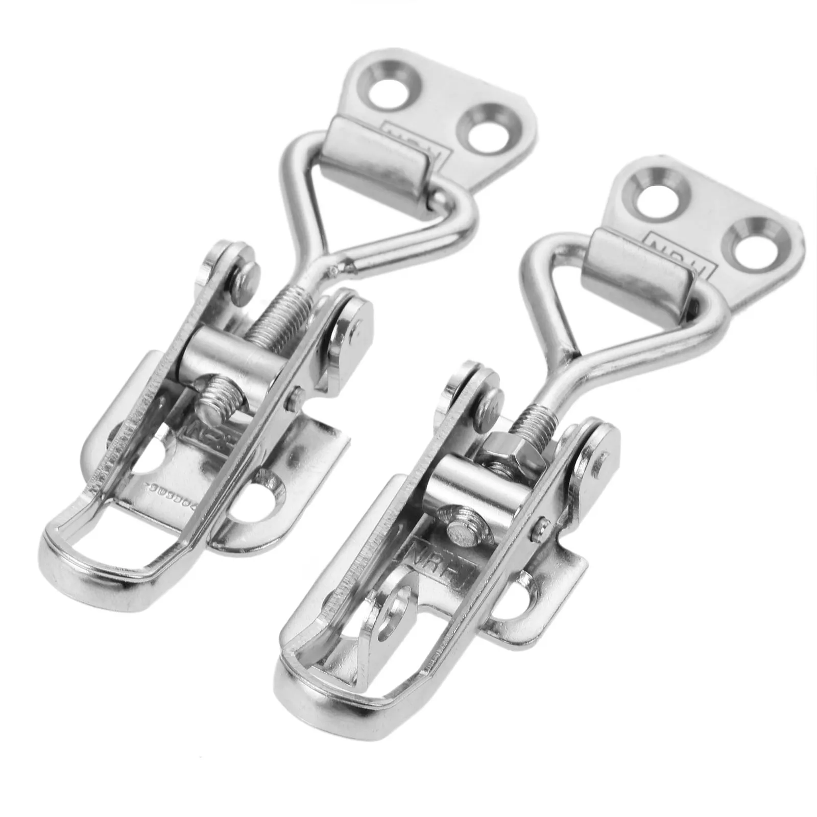 DRELD Adjustable Spring Loaded Toggle Case Box Chest Trunk Clamp Latch Catches Hasp Durable Stainless Steel Furniture Fittings