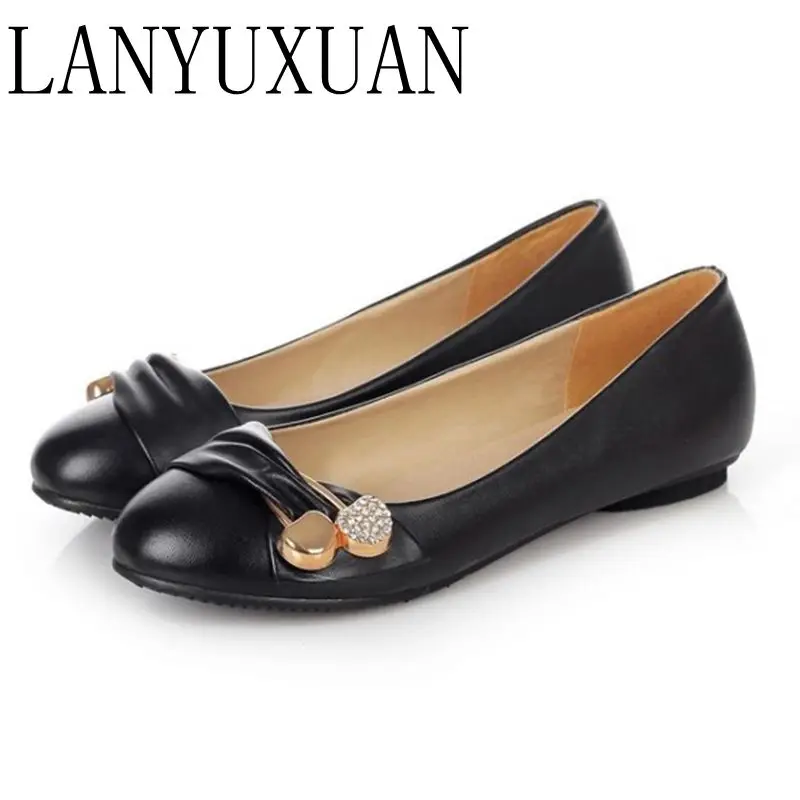 New Small Big Size 30-47 Ladies Spring Autumn Leisure Low Heels Shoes Women Sweet Causal Solid For Girls 08-2