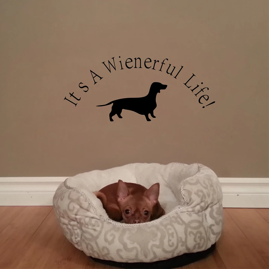 Creative Wiener Dachshund Dog decorative ,  Dachshund Wall Sticker Art Decals