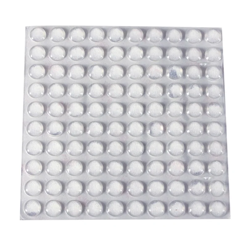 100PCS Self Adhesive Rubber Feet Clear Semicircle Bumpers Door Buffer Pad Gaskets--   Best Price