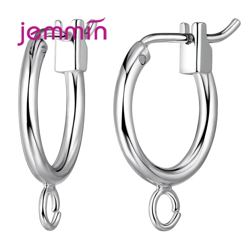 Top Quality Simple 925 Silver  Findings Sterling Silver  Wire Earring Anti-discoloration Earrings Findings