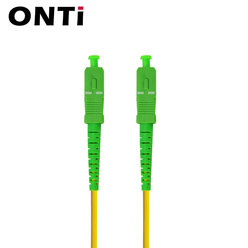 ONTi SC/APC Fiber Optic Patch Cord Cable SC-SC 1/3/5/10/20/30M Jumper Single Mode Simplex 2.0mm Optical Fibra Optica FTTH