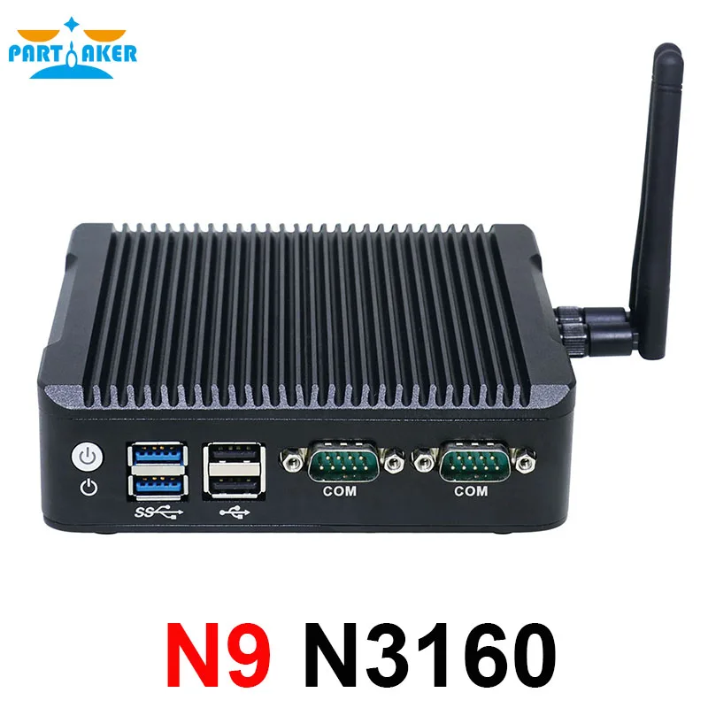 Nano mini pc N9 N3160 quad core supporto sistema linux per casa e ufficio