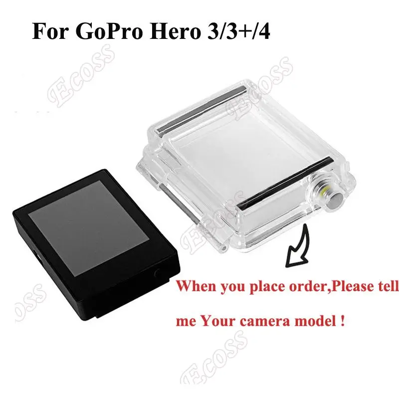 Suptig Lcd Screen For Gopro hero 3 3+ 4 Camera LCD Bacpac Display Viewer W/ Backdoor for GoPro Hero3 3+ 4 Camera Accessories