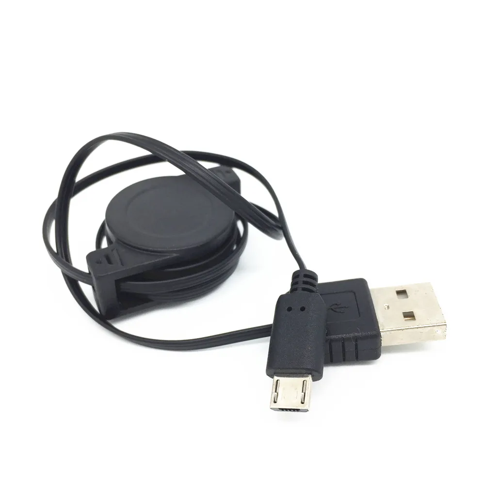 Retractable Micro USB Data Sync Charger Cable for Htc 8X Z560E One S T329W T528D A310E Explorer X315E G21 Sensation Xl A818 G7