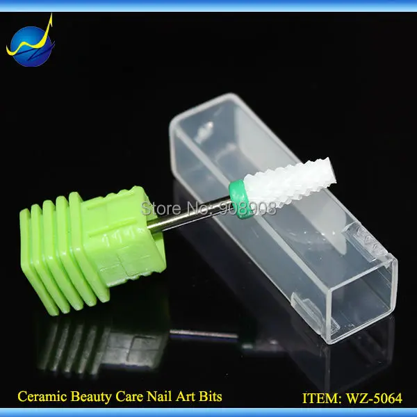 

New 1pc Coarse Ceramic Nail Drill Bit Manicure Pedicure Electric Machine Left Handed Nail Art Salon Foot Calluses Drill Tools