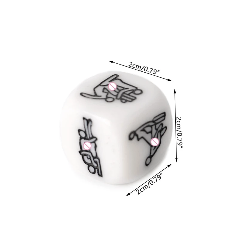 20mm Adult Sex Dice Erotic Poses Couple Funny Sexy Love Toy Night Bar Humor Game DORP SHIPPING