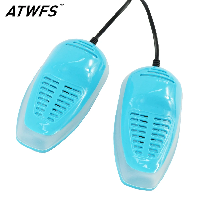 ATWFS Secador de zapatos de alta calidad Calentador de calefacción Botas Calzado Desinfectante UV portátil Calentador de zapatos