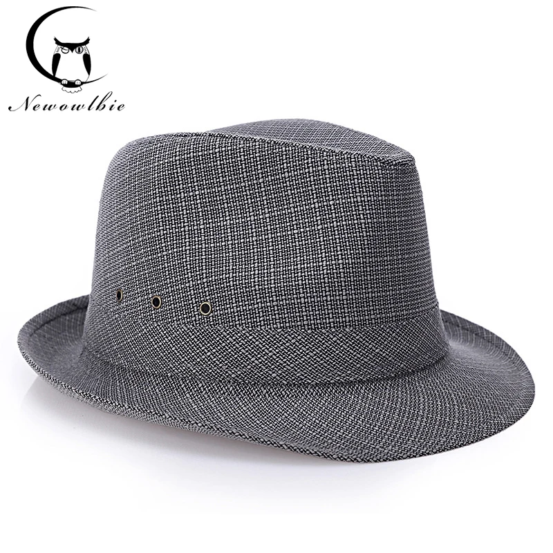 England Retro  Top Jazz Hats for Men  4 Size 57 58 59 60CM Straw hat New Fashion Women Men Sunhat Gentleman