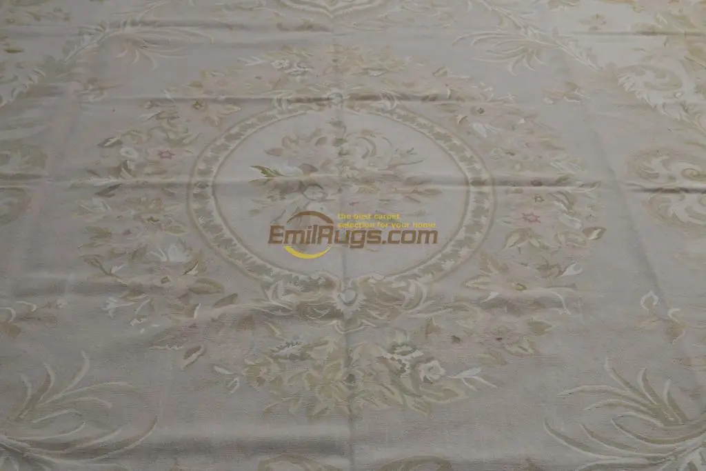 Antique French Aubusson luxury Hand Knitted Carpets Area Rug Rectangle Carpet Turkish Carpet