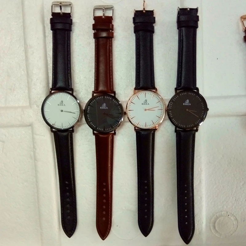 CL015 Rendah MOQ OEM Custom Logo Watch Reloj Personalizado Membuat Merek Anda Jam Tangan Desain Logo Anda Sendiri Terukir Jam Tangan