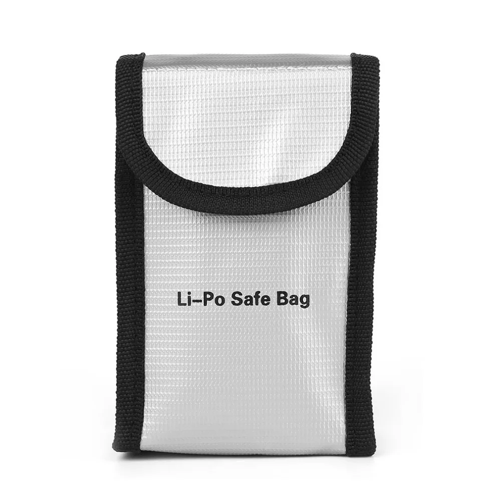 Lipo Battery Safety Bag Lipo Battery Guard Bag Charge Sack Battery Protection Bag 90x55x150mm for Rc Drone Car Boat Airplane