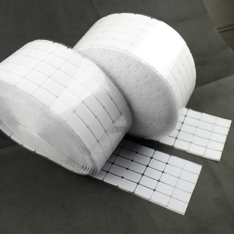50Pairs 20*30mm Adhesive Fastener Tape Nylon Polyester Hook And Loop Rectangles Magic Sticker Tape Strong Self Adhesive Tape