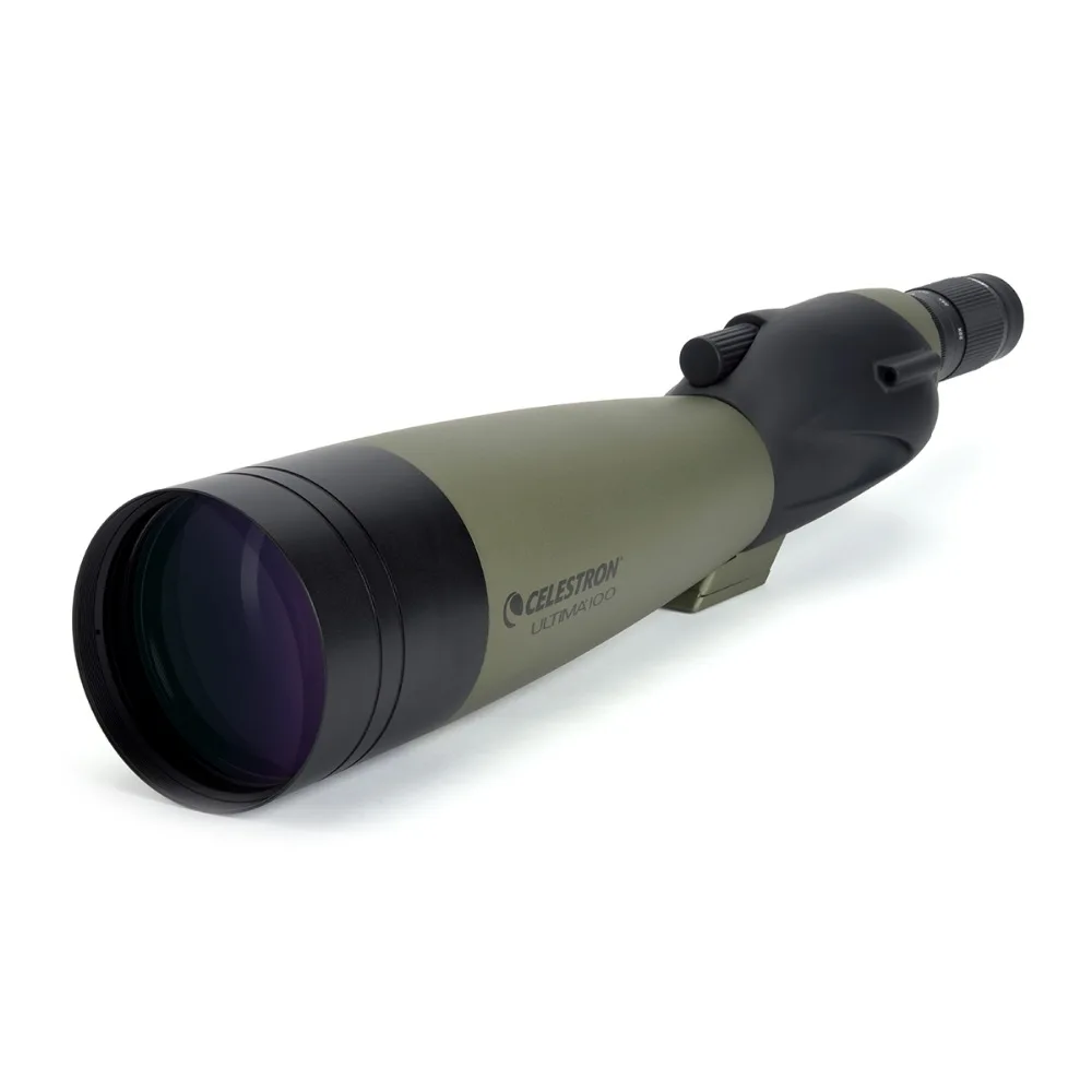 

Celestron ULTIMA100 STRAIGHT Spotting Scope 22x-66x Zoom Telescope Multi-Coated Waterproof for Bird Watching Hunting Travel