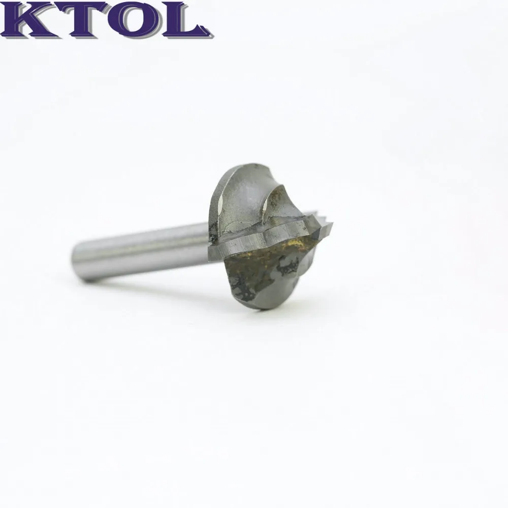 Broca de enrutador de doble filo, 6x24mm, grabado 3D, ranura de corte, fresadora de carburo, herramientas de carpintería, 1 ud.
