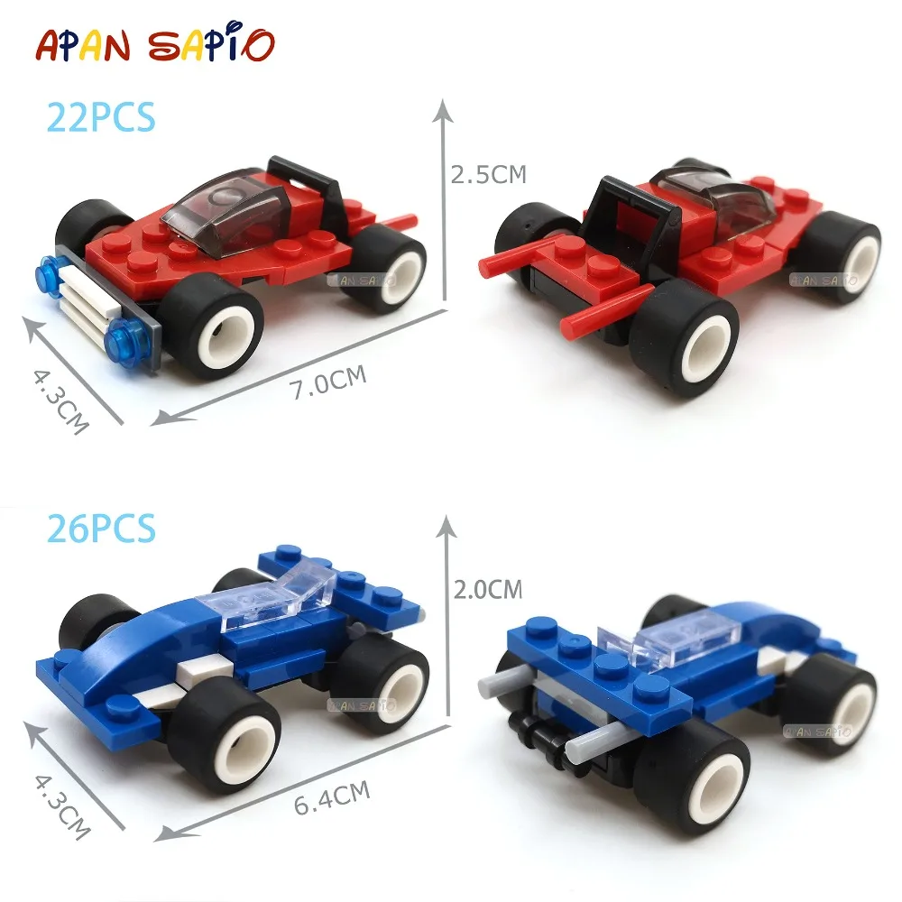 Mini Building Blocks Car Toys Military Blocks Brick Educational Blocks Toys for Children