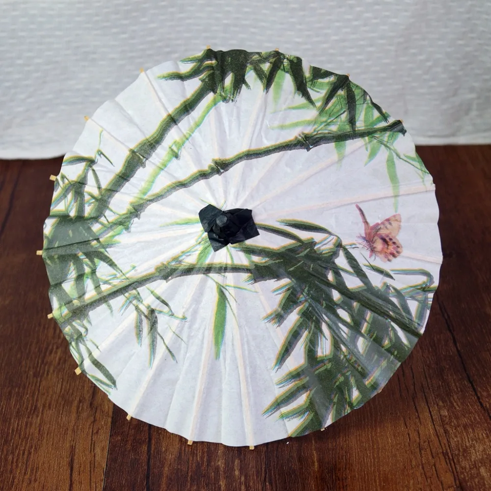 

Chinese Style Paper Umbrella Prop Bamboo For 11" 1/6 27cm BJD YOSD DD DOD DK DZ Volks Doll Blyth e Photograph Free Shipping