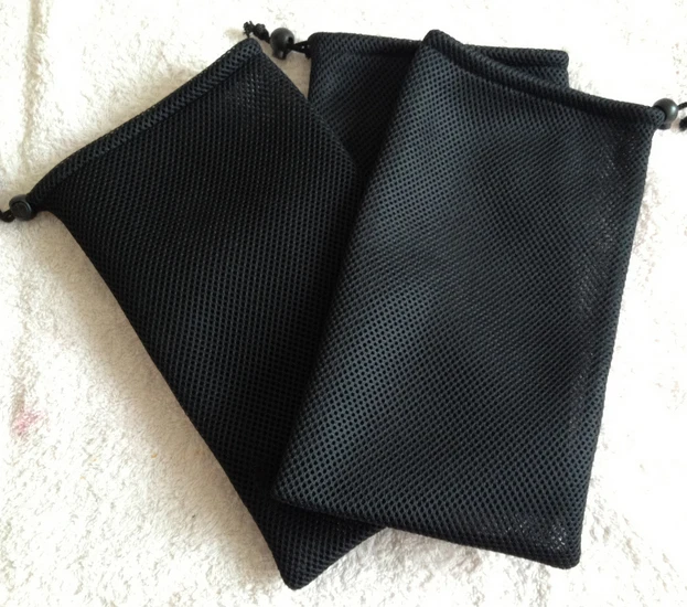 CBRL100pcs/lot mesh drawstring mesh bag mesh laundry bag gift bag pouch custom logo for gift laptop phone jewelry