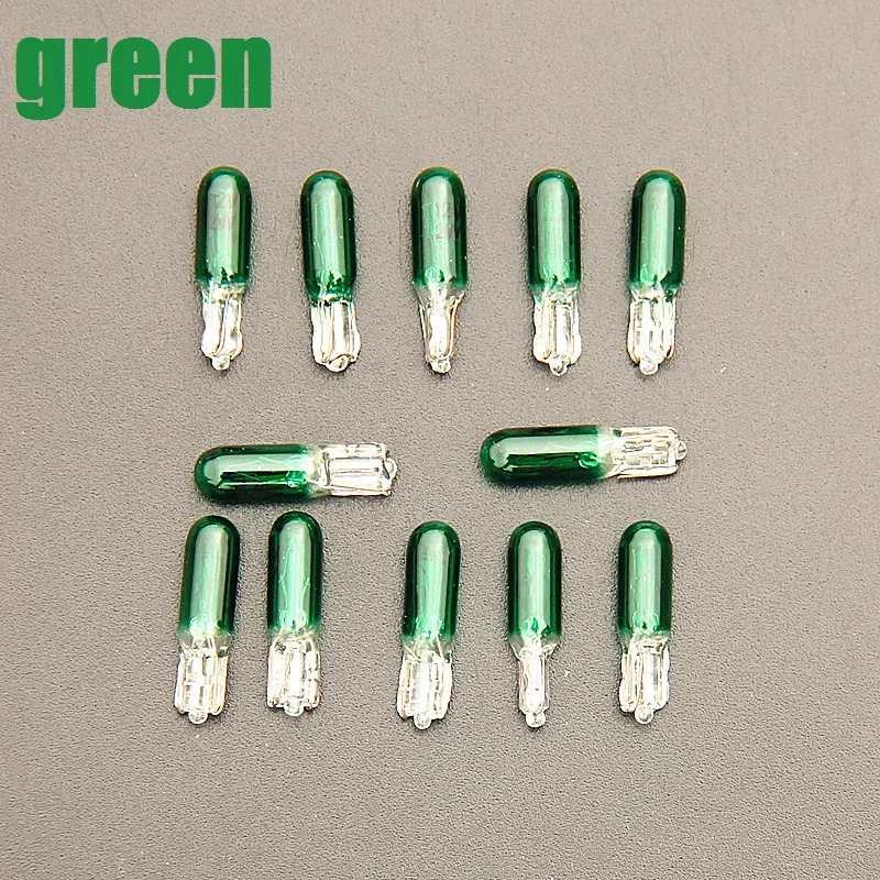 10pcs W2W T5 12V 1.2W clear car interior bulb instrument lights halogen lamp