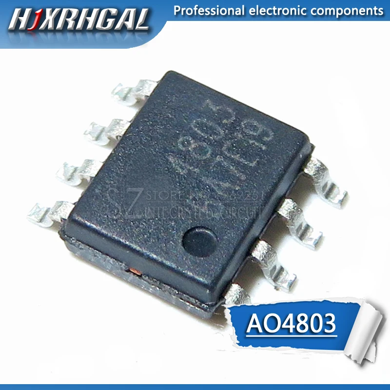 10pcs AO4803A AO4803 4803 4803A SOP-8  new and original HJXRHGAL