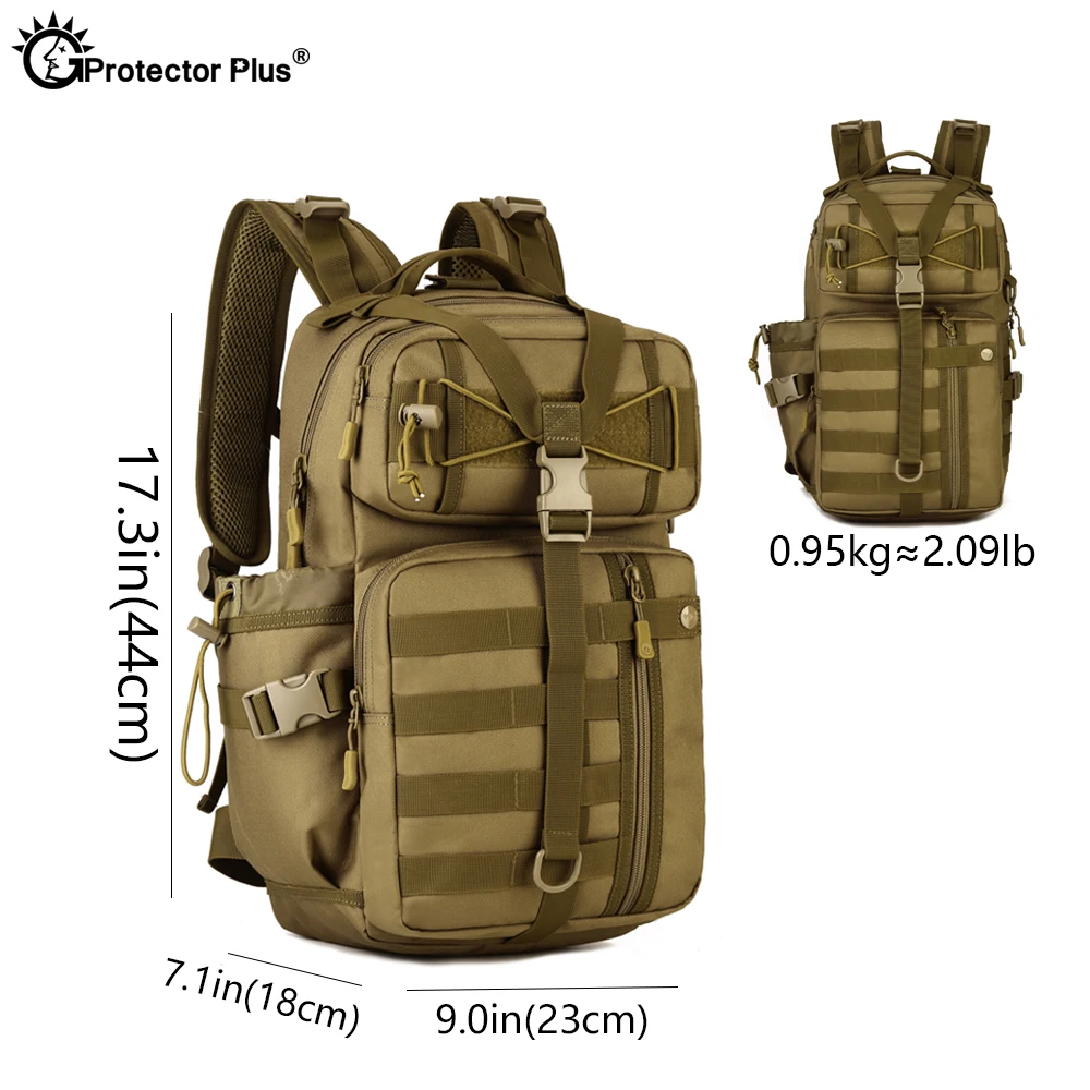 Ochraniacz PLUS 30L plecak Molle taktyczna wodoodporna torba torby wspinaczkowe Airsoft Hunting Outdoor Travel wysokiej jakości Nylon