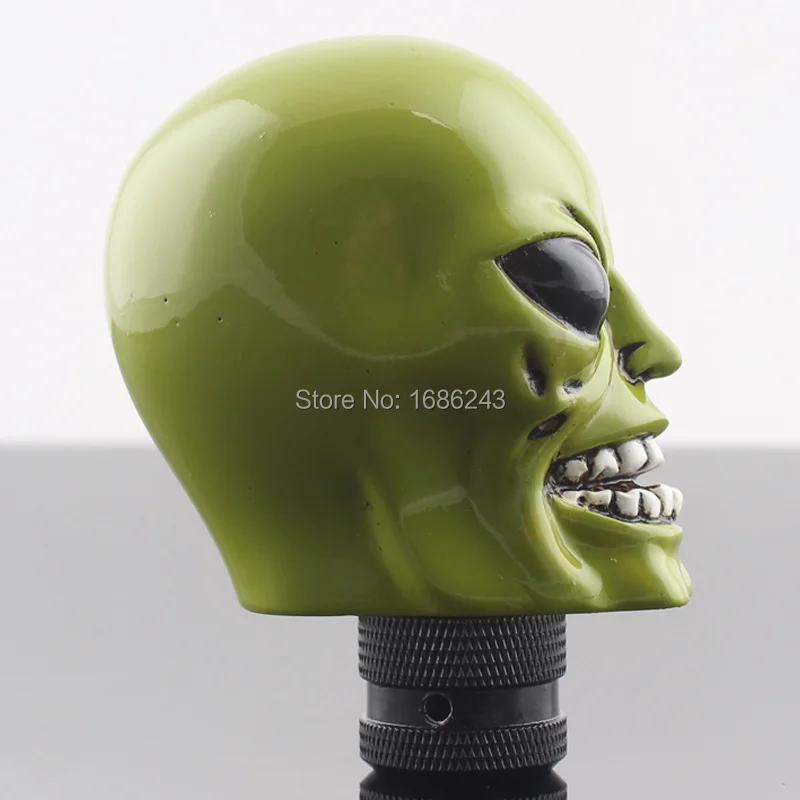Aliens Head Model Car Truck Shifter Gear Shift Knob Manual Lever Stick Universal