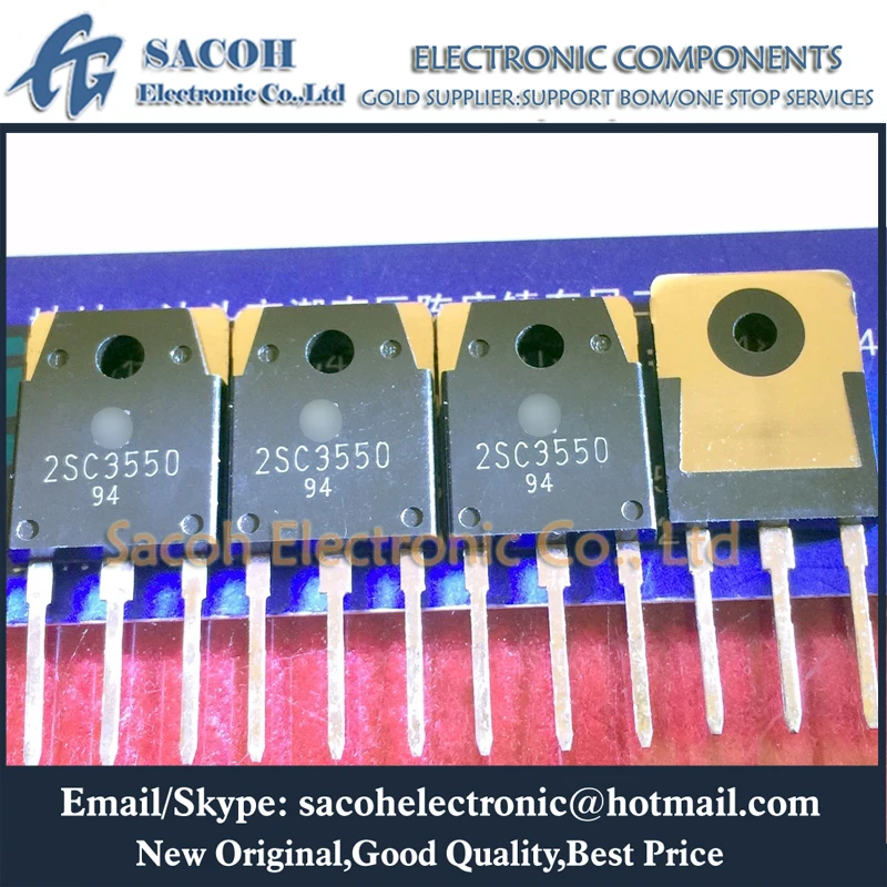 

Refurbished Original 10Pcs/Lot 2SC3550 C3550 OR 2SC3551 OR 2SC3552 TO-3P 10A 800V NPN Power Transistor