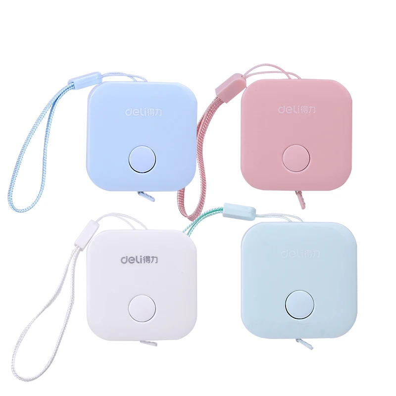 1.5M Mini Measuring Tape Dual Side Measure Retractable Metric Belt Colorful Portable Ruler Centimeter Inch Children Height Ruler