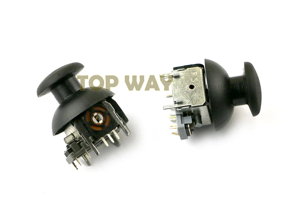 200sets 3D Analog Joystick 3D Rocker Joystick Cap Shell Mushroom Caps thumbstick cap small hole for PS2 Controller