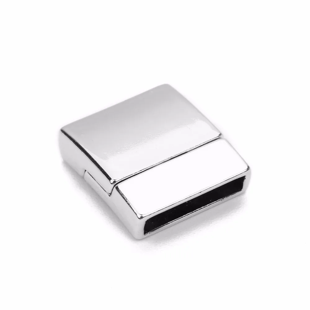 LOULEUR 5PCs Kupfer Arc-förmigen Magnetischen Verschlüsse Leder Schnur Halskette Armbänder End Kappen Anschlüsse für Diy Schmuck Machen – Detail 5