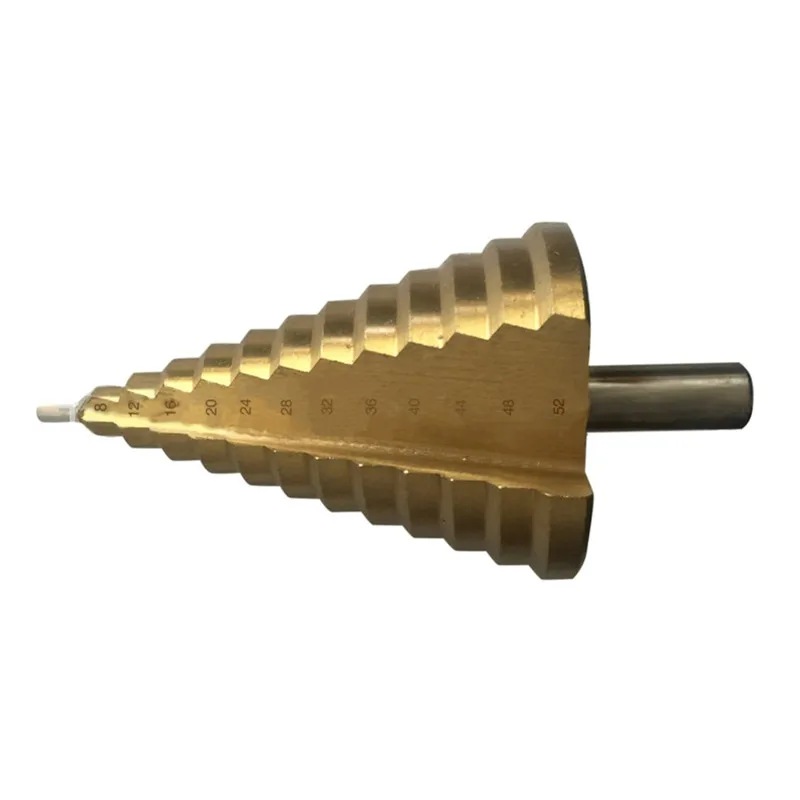 Brocas cônicas passo 4-52mm para metal, cortadores hexagonais de titânio para metal, cones de energia, ferramentas de madeira, brocas para metal hss dz103