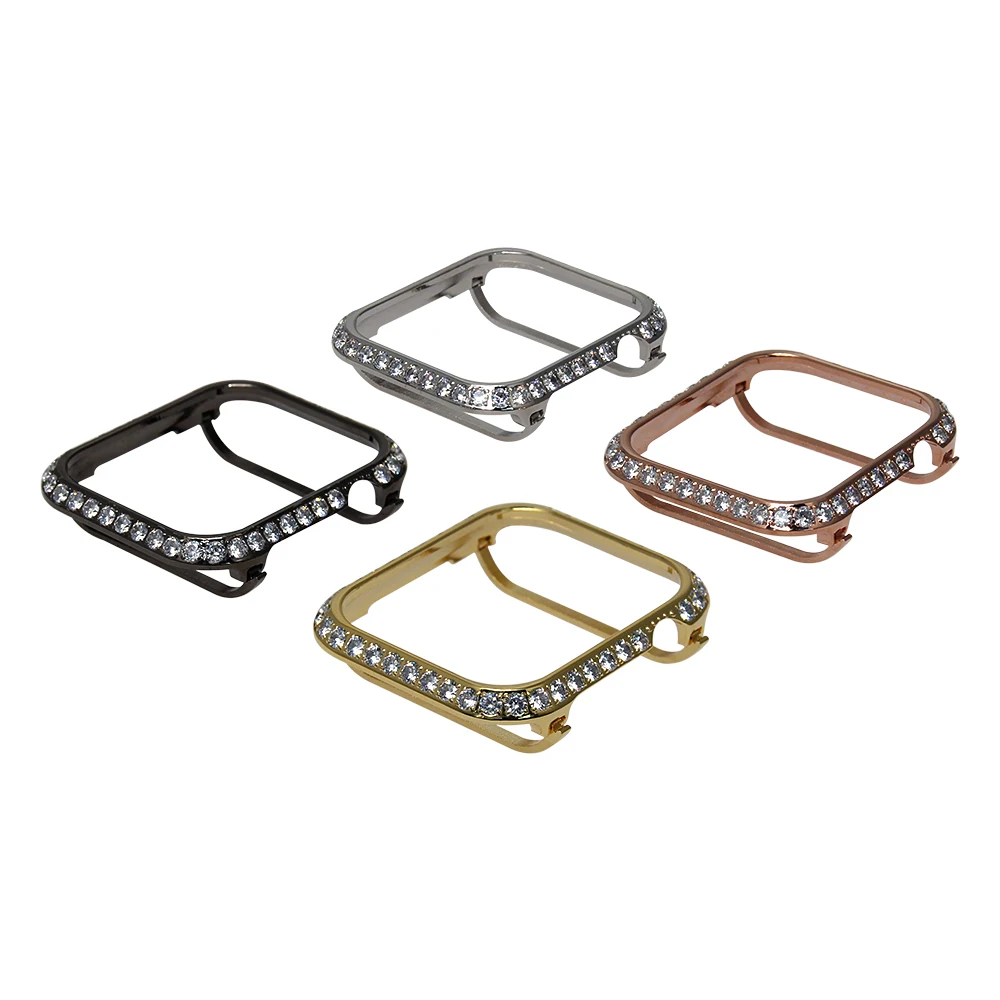 

Zircon Diamond Jewelry Bezel case Cover Compatible for Apple Watch Series 4 40mm 44mm