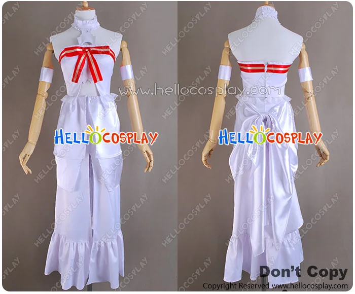 

Sword Art Online Cosplay Asuna Dress Costume H008