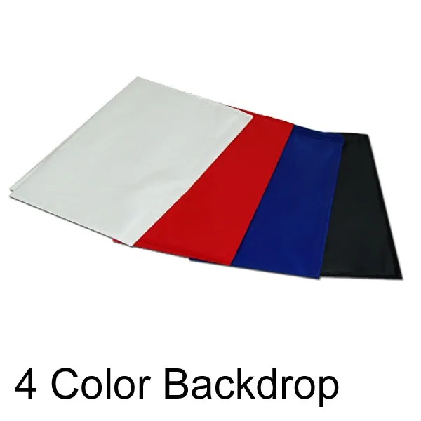 การถ่ายภาพอุปกรณ์เสริม 16 "40x40 เซนติเมตรภาพสตูดิโอถ่ายภาพเต็นท์อ่อนชุดกล่อง SoftBox กับฉากหลัง 4 ฉากหลัง