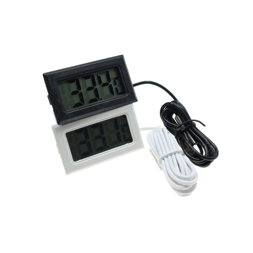 2pcs Electronic digital display digital thermometer fish tank refrigerator