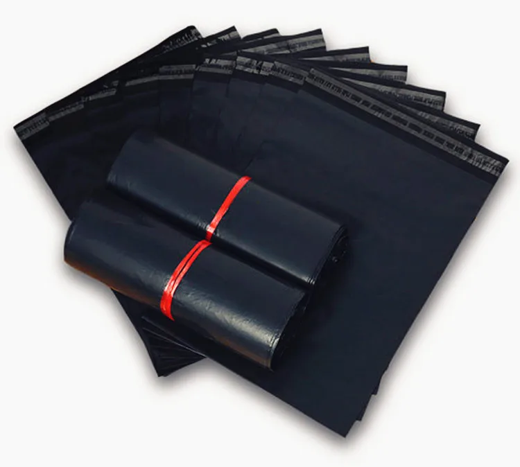 Black Poly Mailer Adhesive Envelope Bags Shipping Packaging Bags Plastic Mailing Black Wedding Gift Box Package Bag