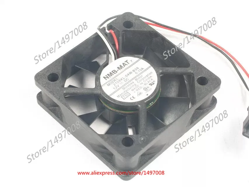 

NMB-MAT 2106KL-04W-B39 T50 DC 12V 0.10A 3-wire 50x50x15mm Server Cooling Fan