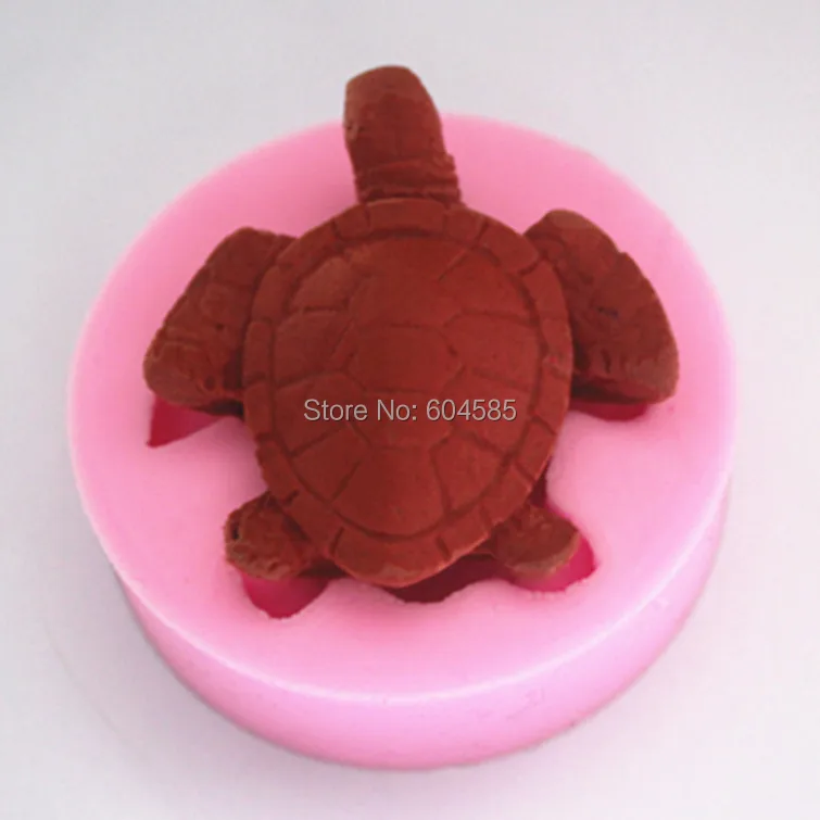 tortoise DIY chocolate silicone fondant cake molds soap chocolate mould for the kitchen baking  FM162