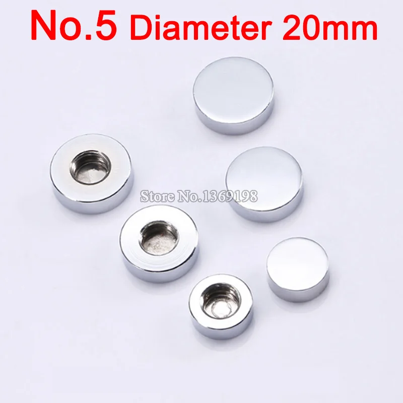 Top Designed 1000PCS/lot Diameter 20mm Advertisement Nails Solid Glass Mirror Screws Cap Mirror Nails Decorative Fittings E314/5