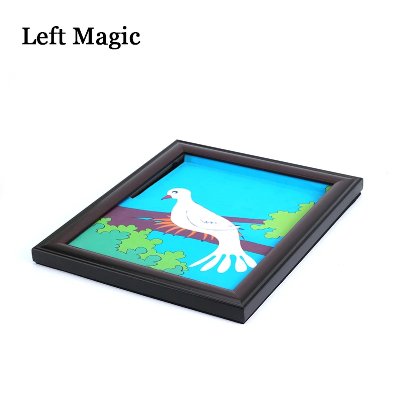 1pcs Dove Frame Magic Dove Out From Board magic trick professional for magician Stage Gimmick illusion