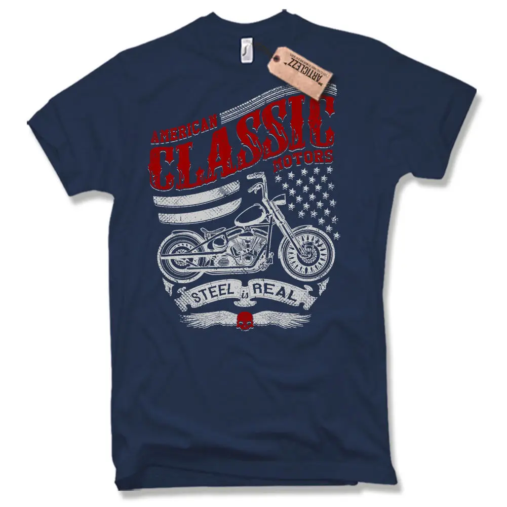 2019 Fashion T-Shirt - Biker - Motard Moto moto Chopper LIVE FAST Taille S M L XL XXL Tee shirt