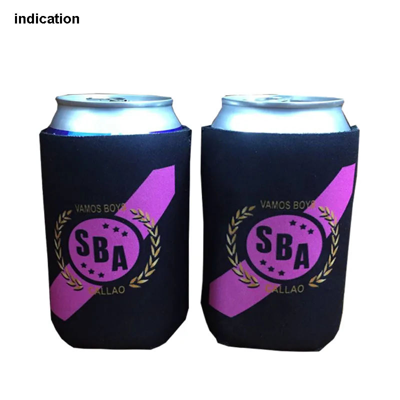 

200pcs/lot Stubby Holders Neoprene Beer Bottle Coolers Bag Can Holder Customized LOGO Printed For Wedding Gifts Food Wine Cans