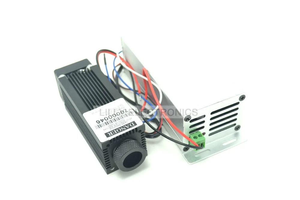 

Focusable 4.0W 808nm Infrared Laser Diode Module 12V DIY Lab High Quality