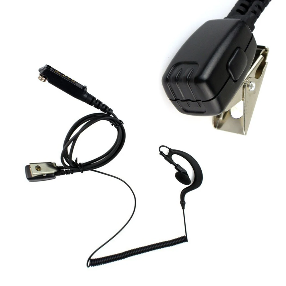 for Sepura PTT MIC G Shape Earpiece Headset for Sepura STP8000 Walkie Talkie Ham Radio Hf Transceiver Handy Headset